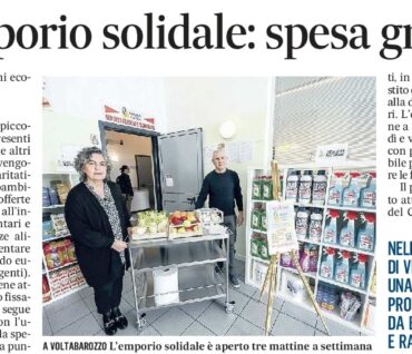 IL GAZZETTINO DI PADOVA 27/04/24 SI INAUGURA L’EMPORIO SOLIDALE: SPESA GRATIS PER I BISOGNOSI